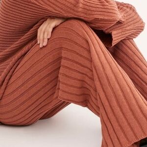 Free People Beach Imogene Pant, Size M, Salmon Rust